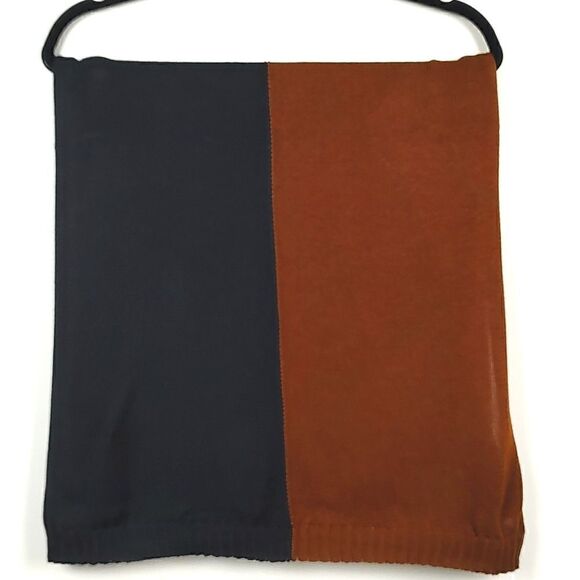 Summersalt 2-Tone Scarf Black and Brown NWT - Picture 9 of 9